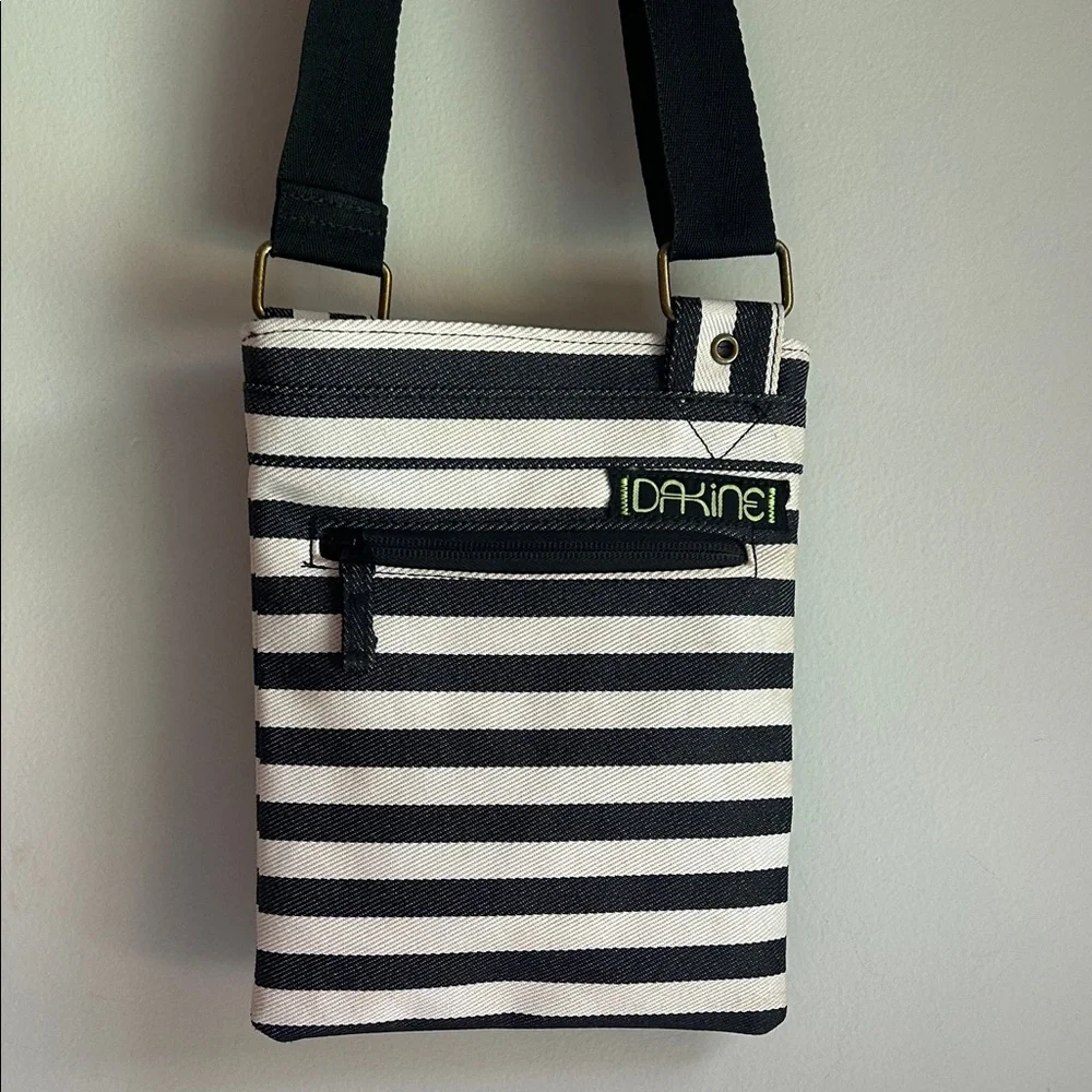 Dakine Jive Black Stripes Crossbody Bag